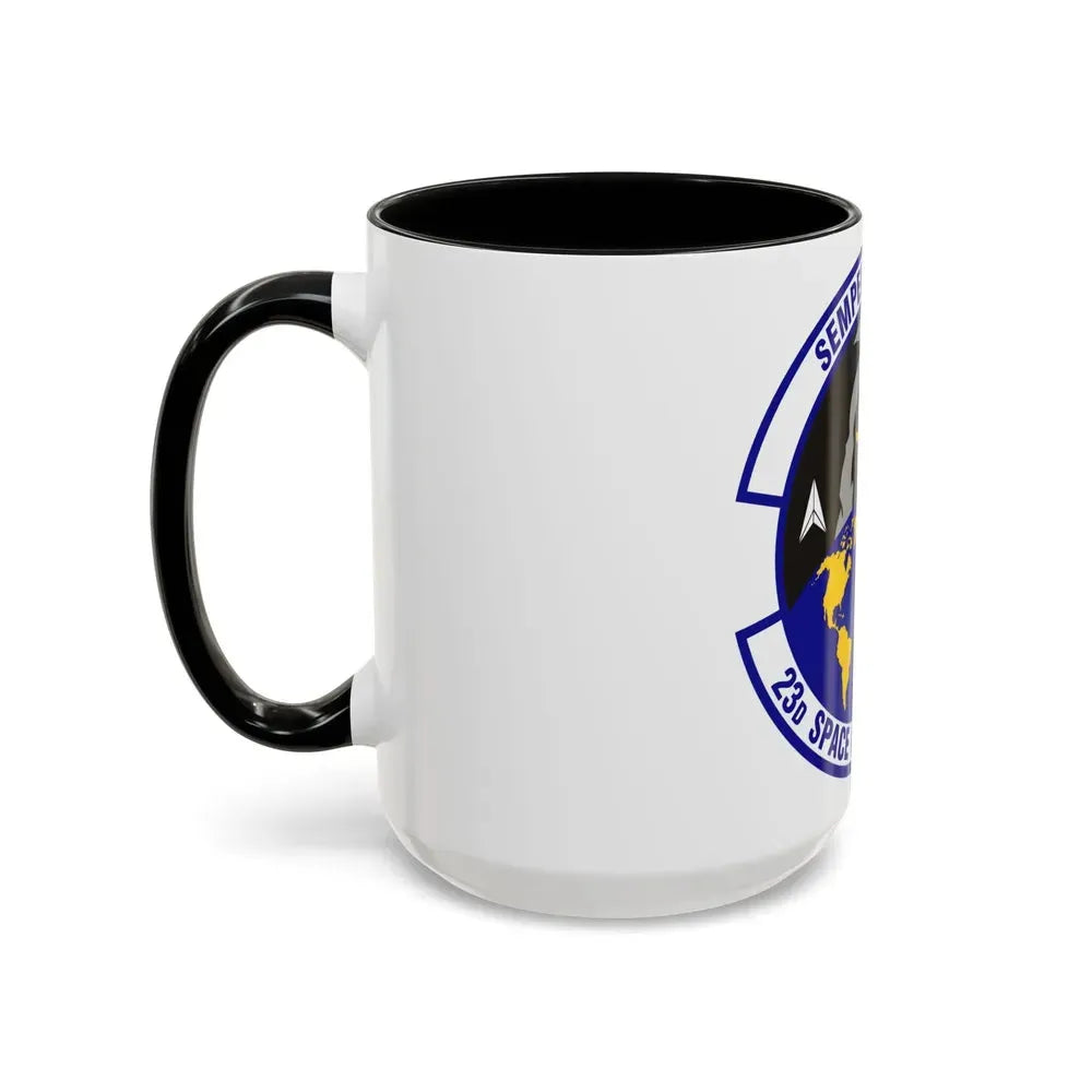 23d Space Operations Squadron (U.S. Air Force) Accent Coffee Mug - Go Mug Yourself
