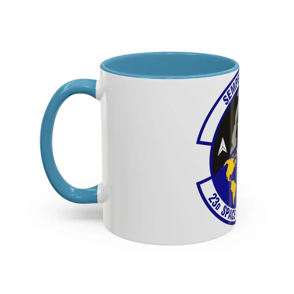 23d Space Operations Squadron (U.S. Air Force) Accent Coffee Mug - Go Mug Yourself