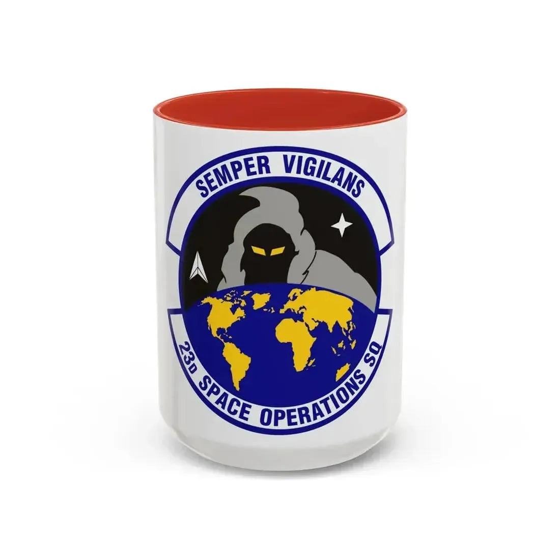 23d Space Operations Squadron (U.S. Air Force) Accent Coffee Mug - Go Mug Yourself