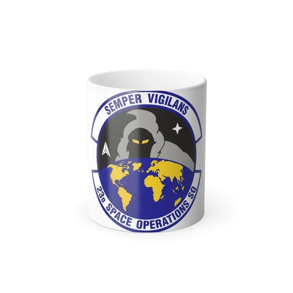 23d Space Operations Squadron (U.S. Air Force) Color Changing Coffee Mug 11oz - Go Mug Yourself