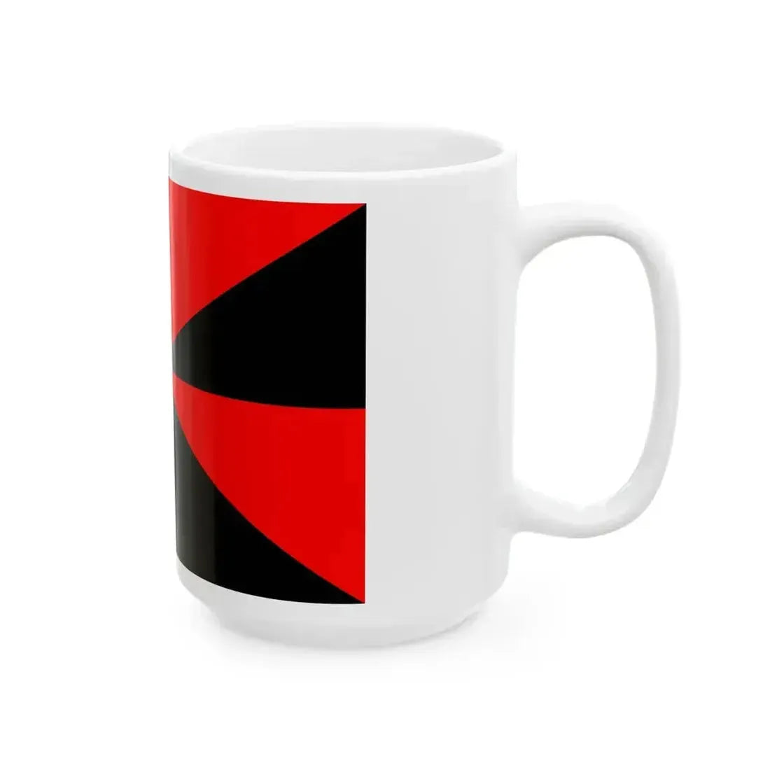 23FlagdiagonalGyronny8RN (Portugal) White Coffee Mug - Go Mug Yourself