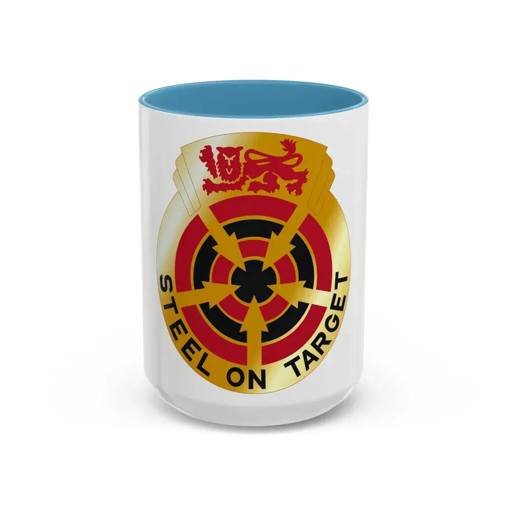 23rd Air Defense Artillery Group (U.S. Army) Accent Coffee Mug 15oz Light Blue - Go Mug Yourself