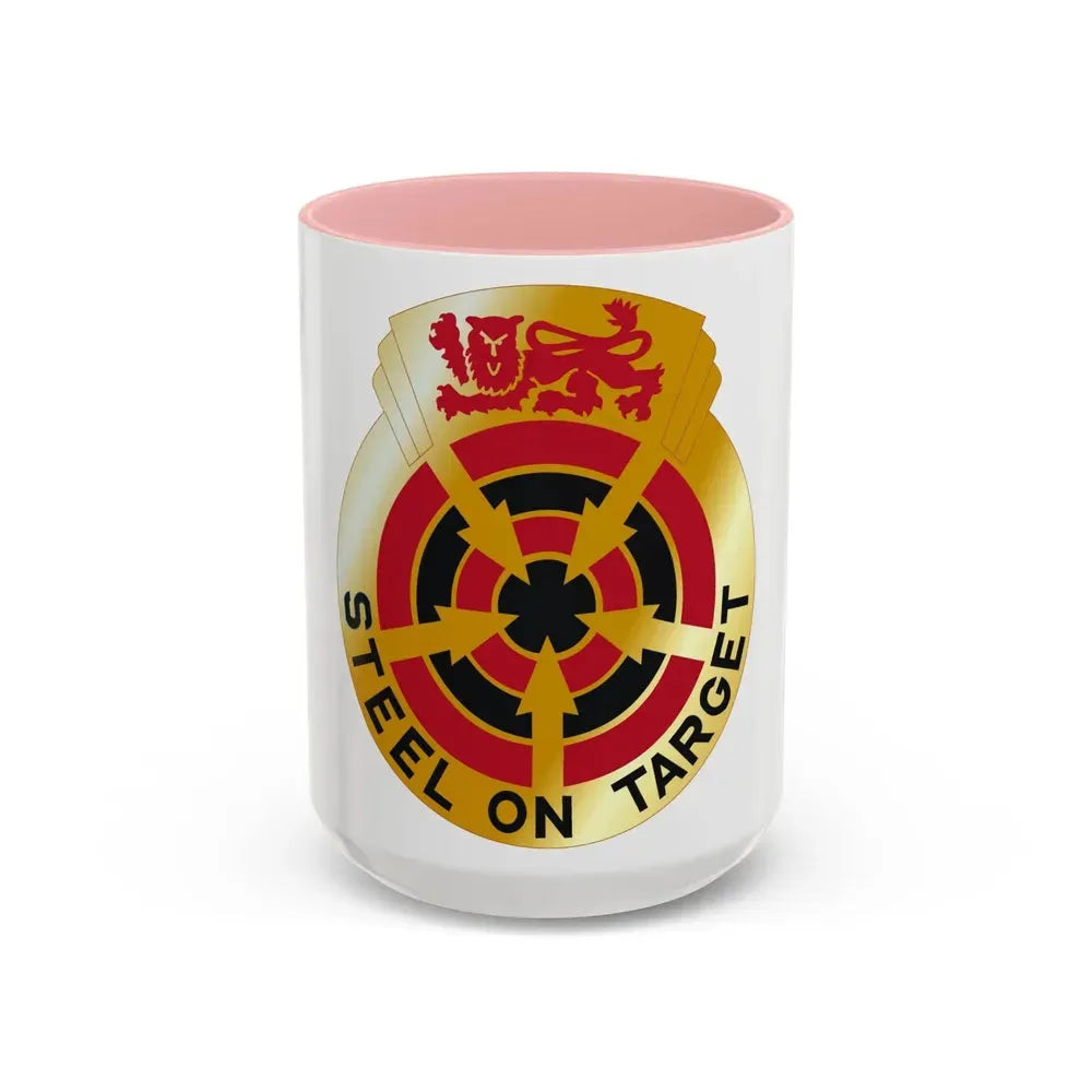 23rd Air Defense Artillery Group (U.S. Army) Accent Coffee Mug 15oz Pink - Go Mug Yourself