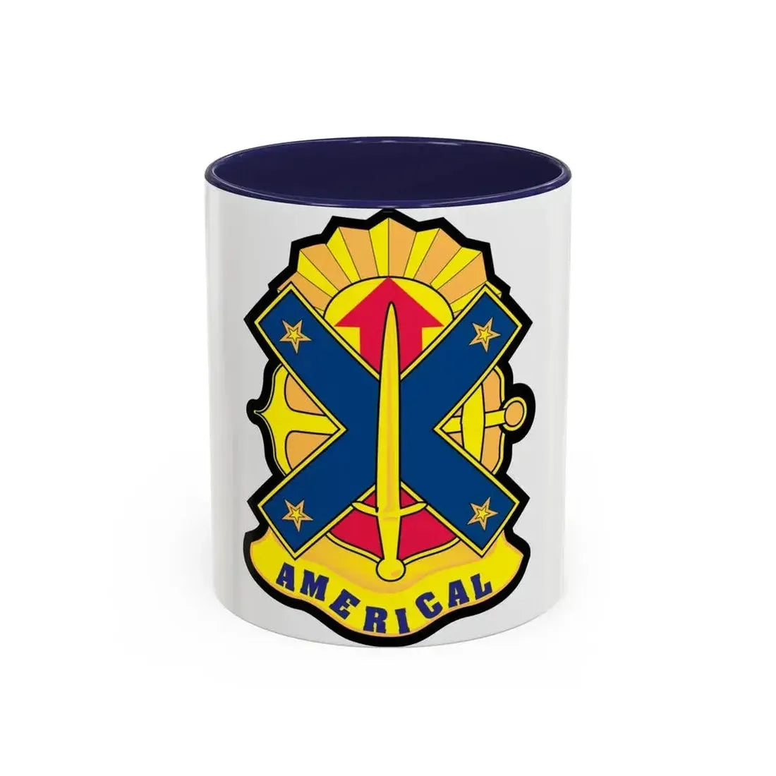23rd Infantry Division 2 (U.S. Army) Accent Coffee Mug 11oz Navy - Go Mug Yourself
