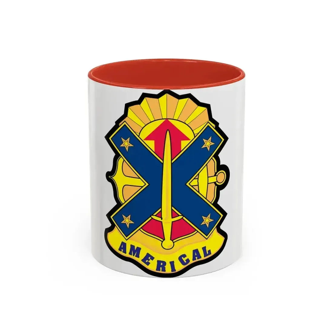 23rd Infantry Division 2 (U.S. Army) Accent Coffee Mug 11oz Red - Go Mug Yourself