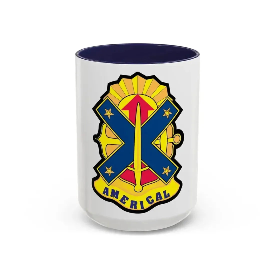 23rd Infantry Division 2 (U.S. Army) Accent Coffee Mug 15oz Navy - Go Mug Yourself