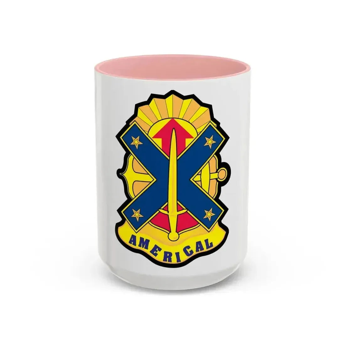 23rd Infantry Division 2 (U.S. Army) Accent Coffee Mug 15oz Pink - Go Mug Yourself