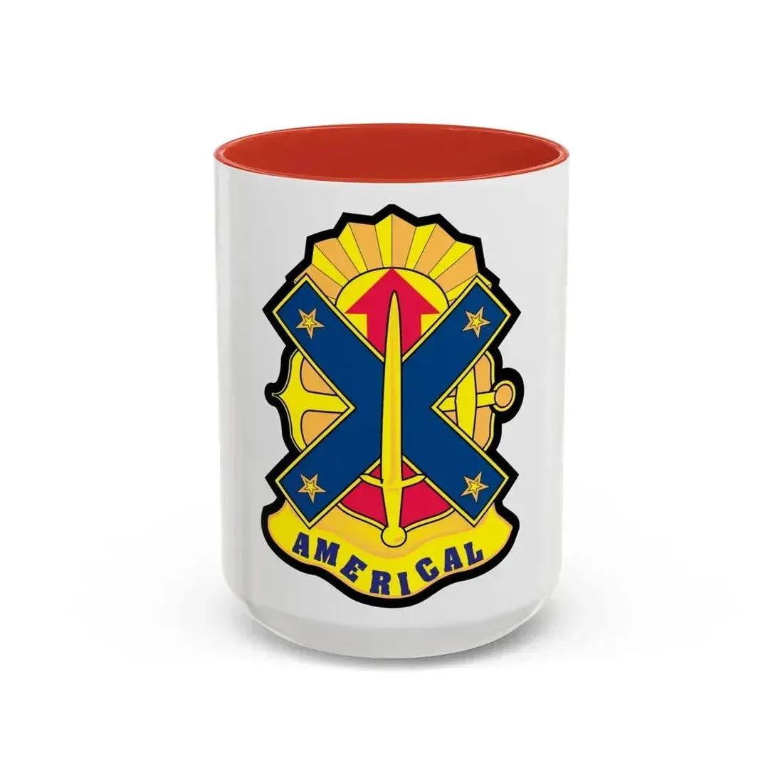 23rd Infantry Division 2 (U.S. Army) Accent Coffee Mug 15oz Red - Go Mug Yourself