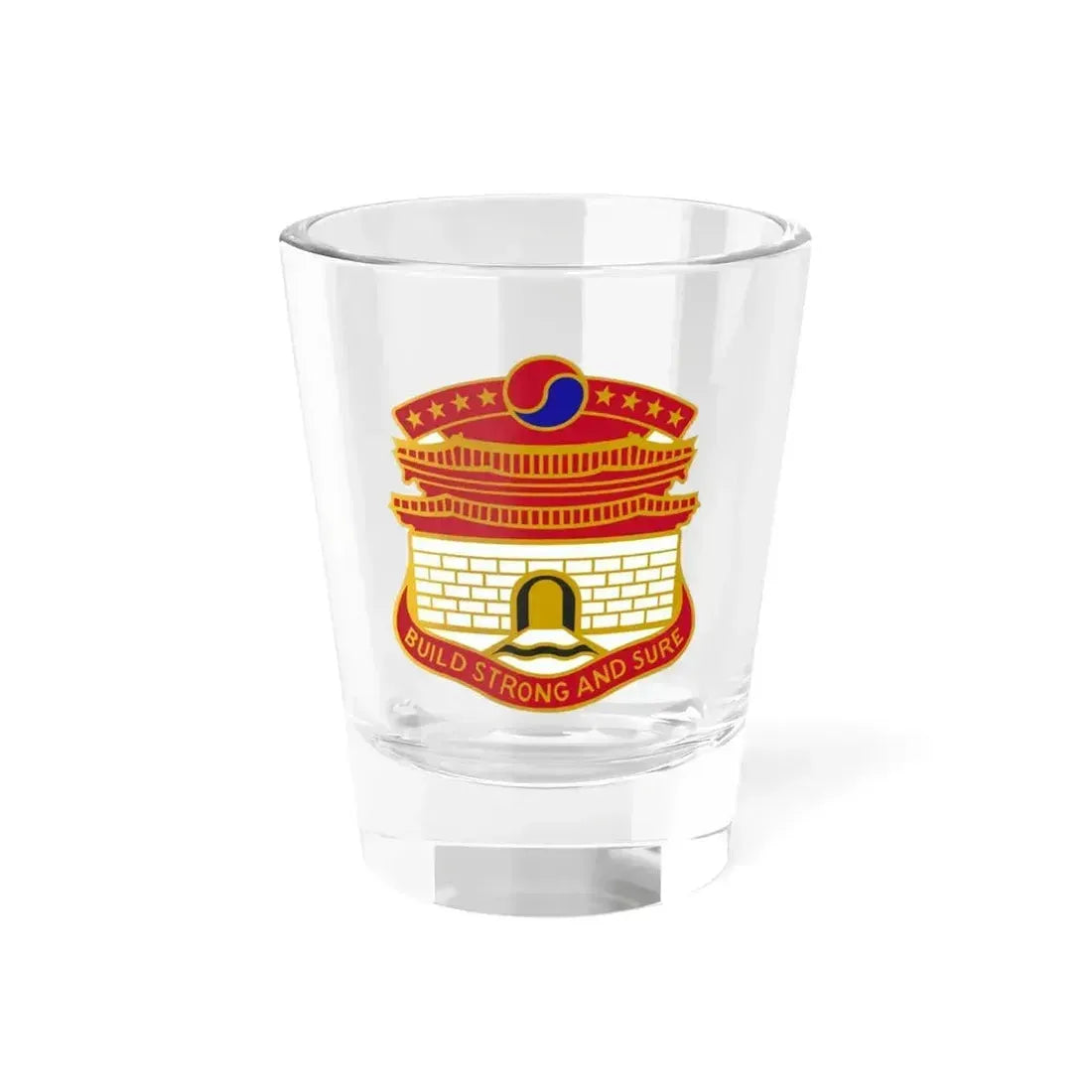 24 Engineer Group (U.S. Army) Shot Glass 1.5oz 1.5oz - Go Mug Yourself