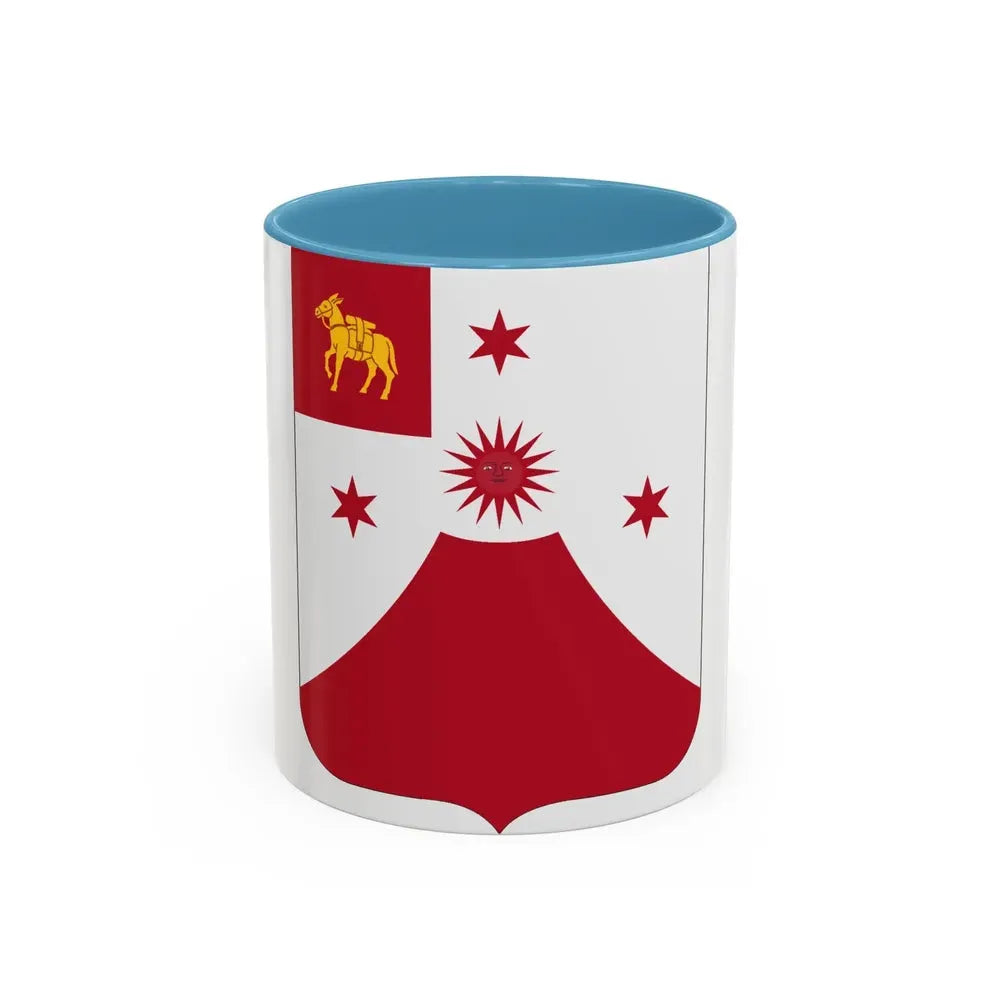 24 Field Artillery Regiment 2 (U.S. Army) Accent Coffee Mug 11oz Light Blue - Go Mug Yourself