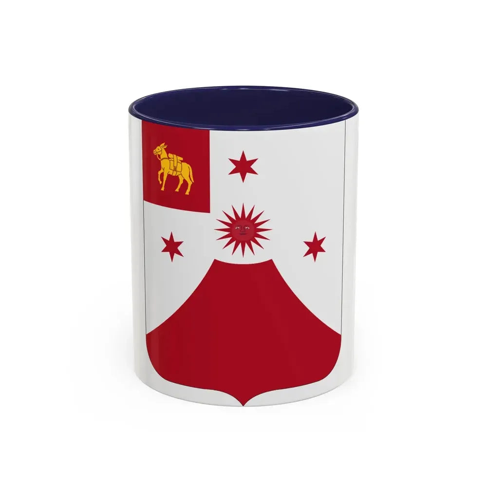 24 Field Artillery Regiment 2 (U.S. Army) Accent Coffee Mug 11oz Navy - Go Mug Yourself