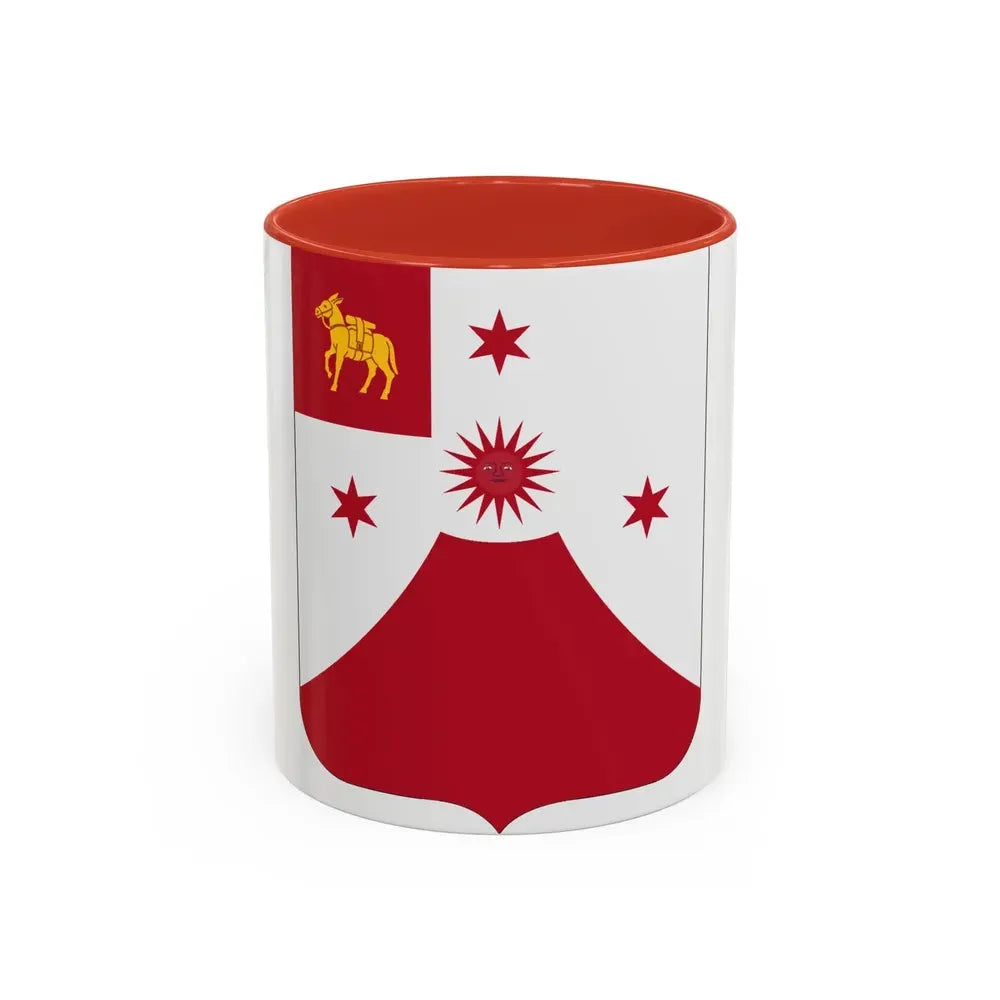 24 Field Artillery Regiment 2 (U.S. Army) Accent Coffee Mug 11oz Red - Go Mug Yourself
