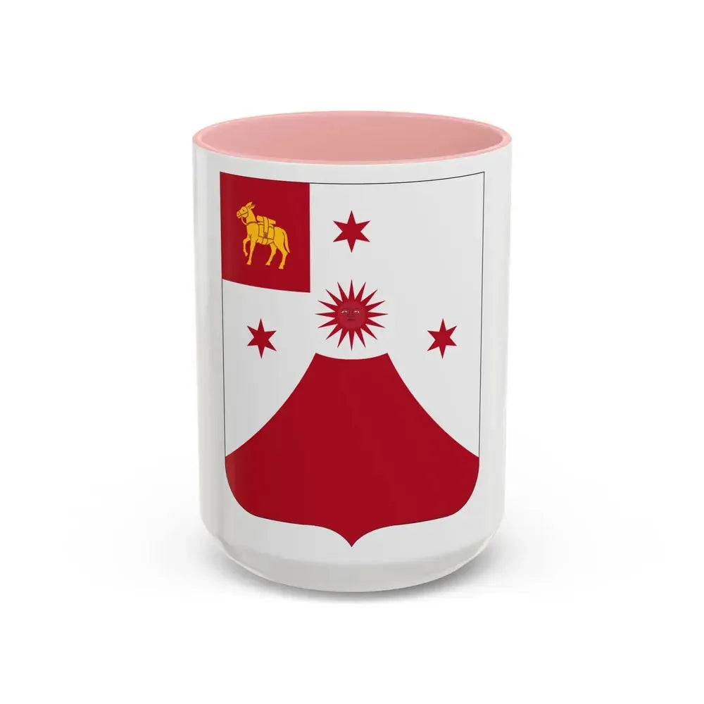24 Field Artillery Regiment 2 (U.S. Army) Accent Coffee Mug 15oz Pink - Go Mug Yourself