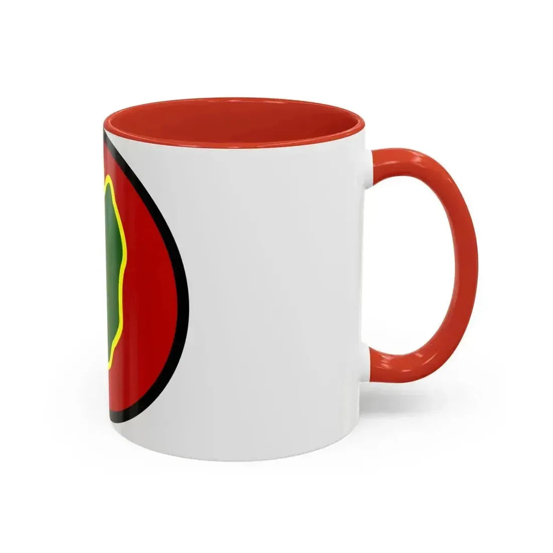 24 Infantry Division SSI (U.S. Army) Accent Coffee Mug - Go Mug Yourself