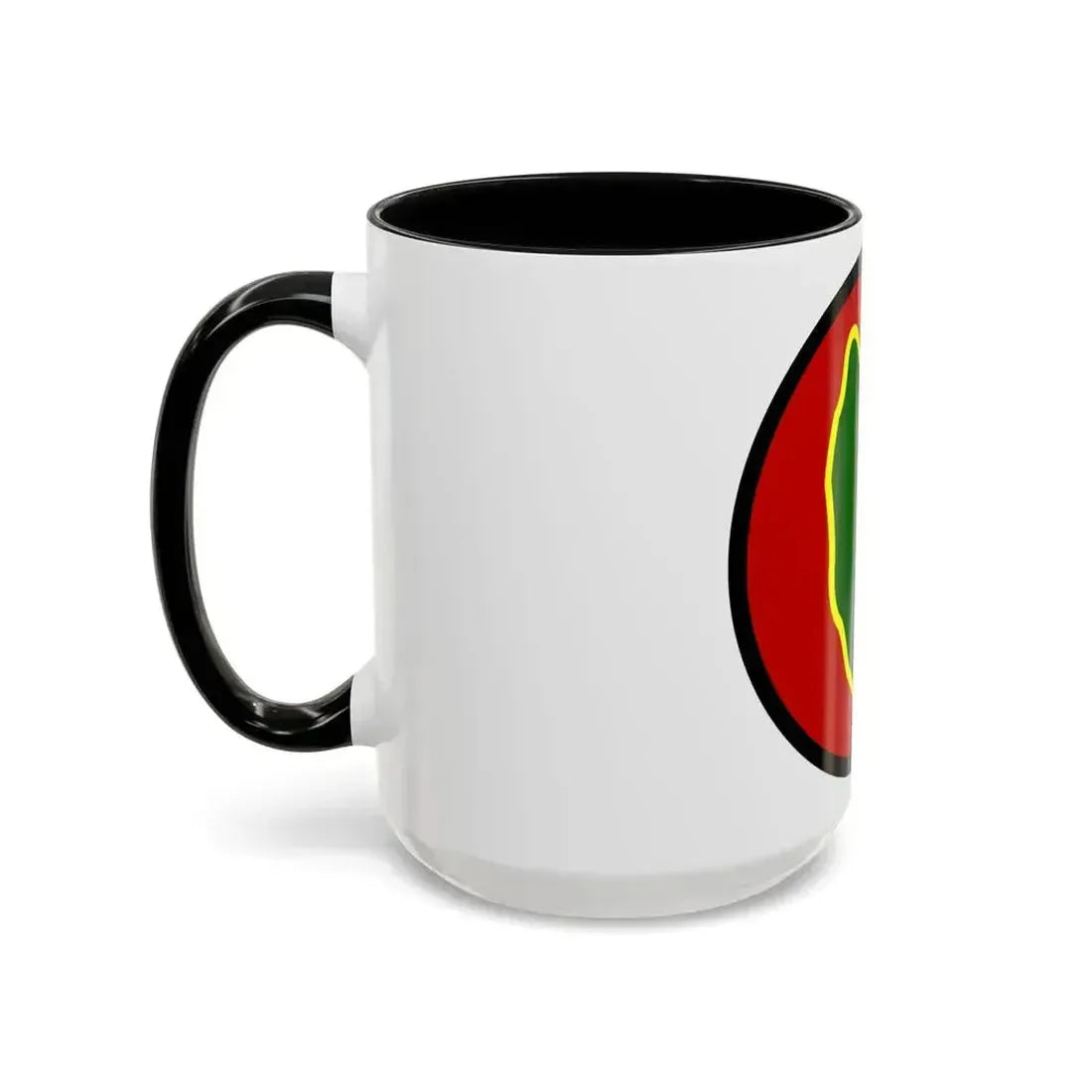 24 Infantry Division SSI (U.S. Army) Accent Coffee Mug - Go Mug Yourself