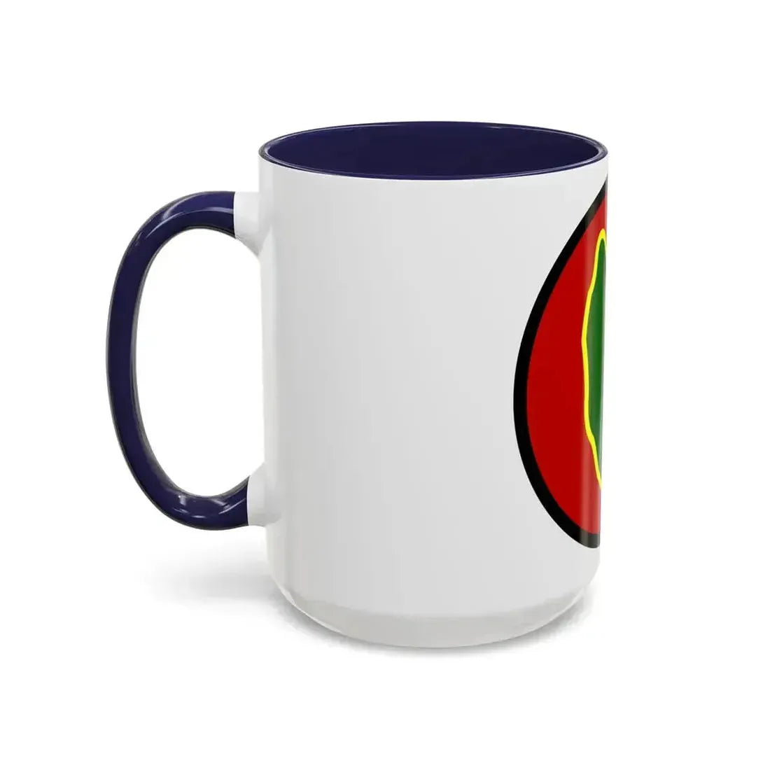 24 Infantry Division SSI (U.S. Army) Accent Coffee Mug - Go Mug Yourself