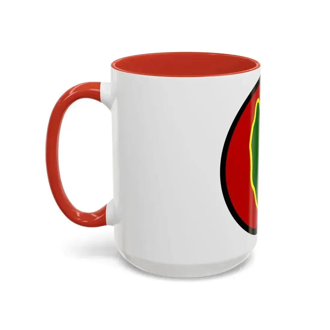 24 Infantry Division SSI (U.S. Army) Accent Coffee Mug - Go Mug Yourself