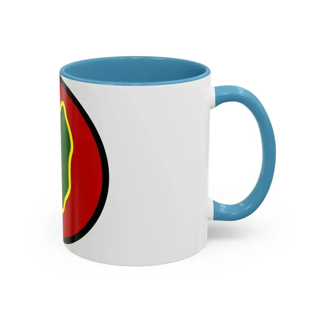24 Infantry Division SSI (U.S. Army) Accent Coffee Mug - Go Mug Yourself