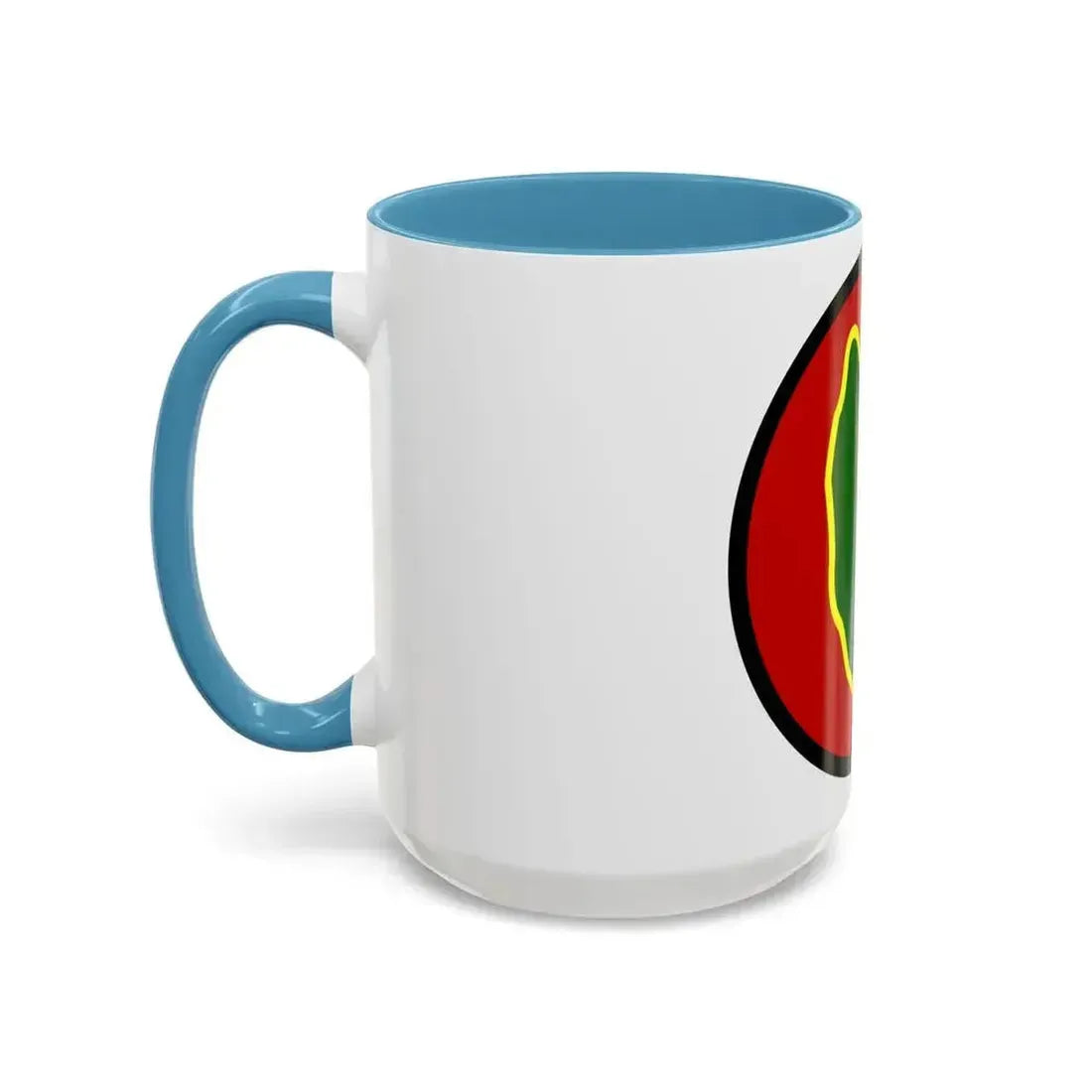 24 Infantry Division SSI (U.S. Army) Accent Coffee Mug - Go Mug Yourself