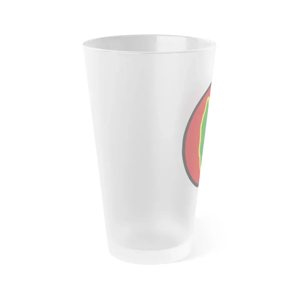 24 Infantry Division SSI (U.S. Army) Frosted Pint Glass 16oz - Go Mug Yourself