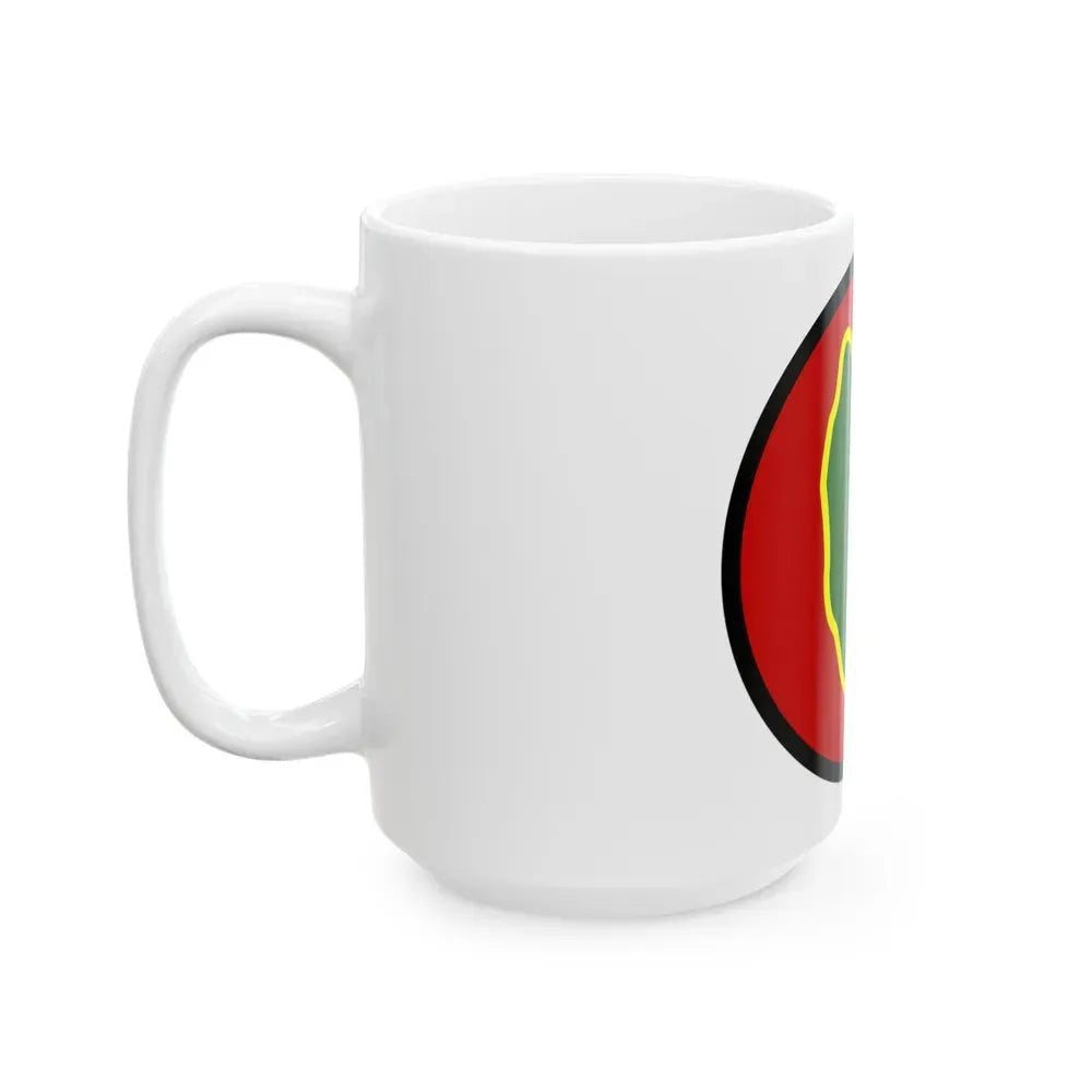 24 Infantry Division SSI (U.S. Army) White Coffee Mug - Go Mug Yourself