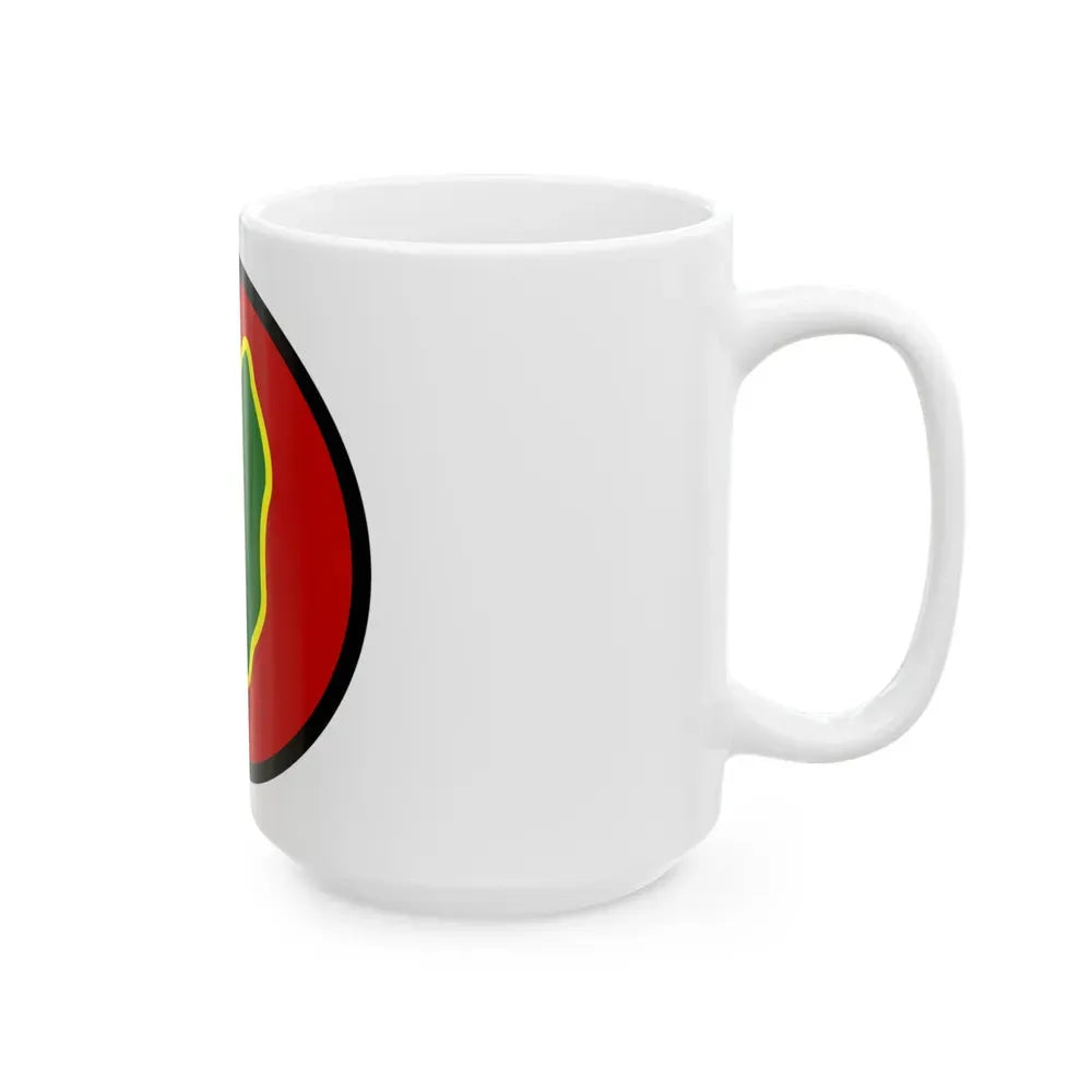 24 Infantry Division SSI (U.S. Army) White Coffee Mug - Go Mug Yourself