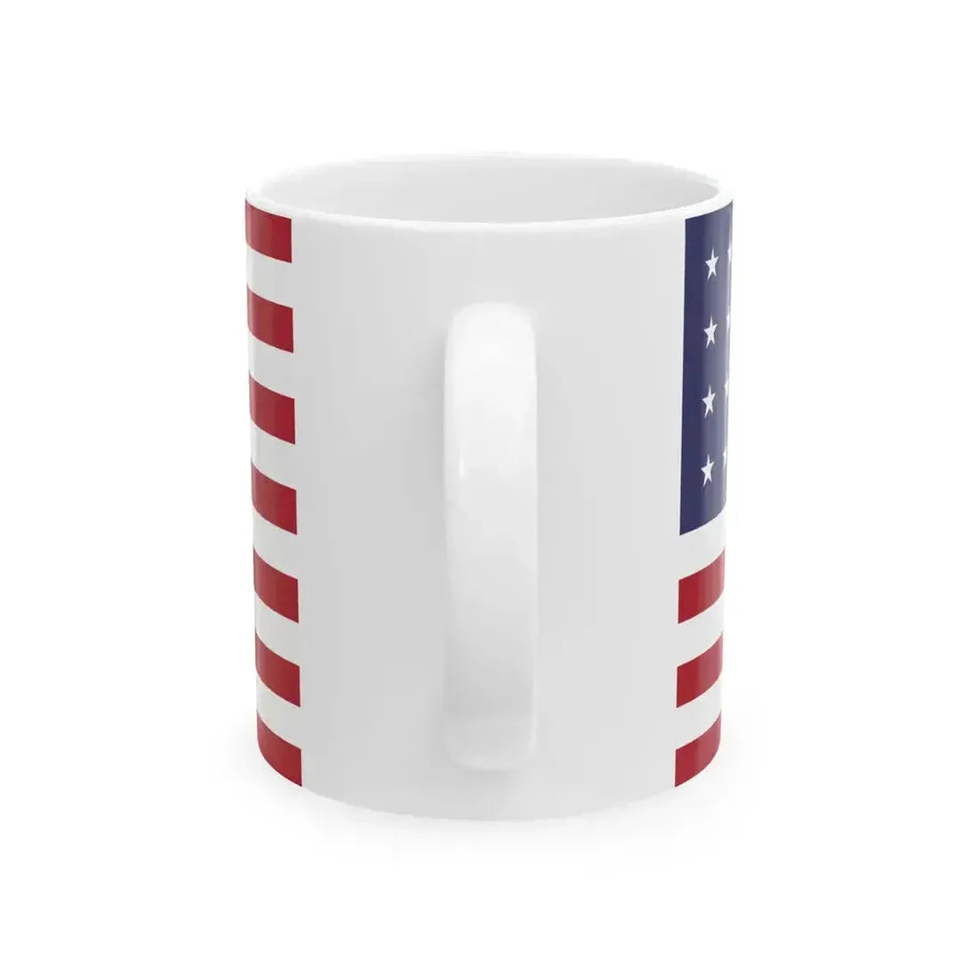 24 Star US Flag (United States) White Coffee Mug - Go Mug Yourself