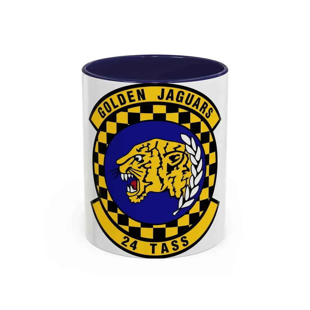 24 Tactical Air Support Squadron ACC (U.S. Air Force) Accent Coffee Mug 11oz Navy - Go Mug Yourself