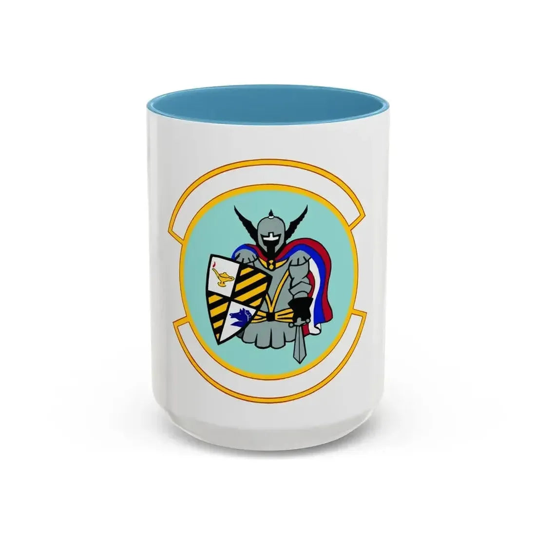 24 Training Squadron (U.S. Air Force) Accent Coffee Mug 15oz Light Blue - Go Mug Yourself