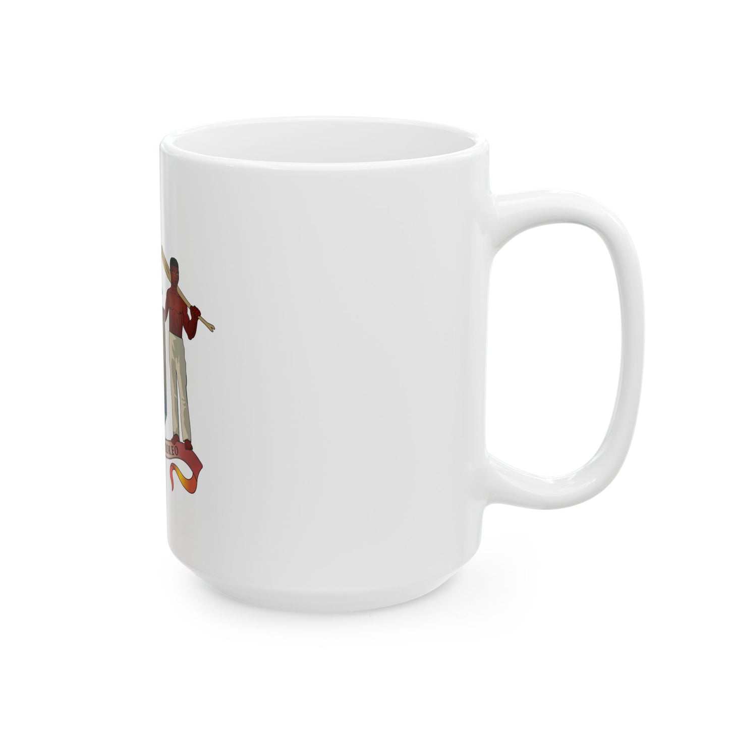 Coat of arms of British Honduras (1907-1967) - White Coffee Mug