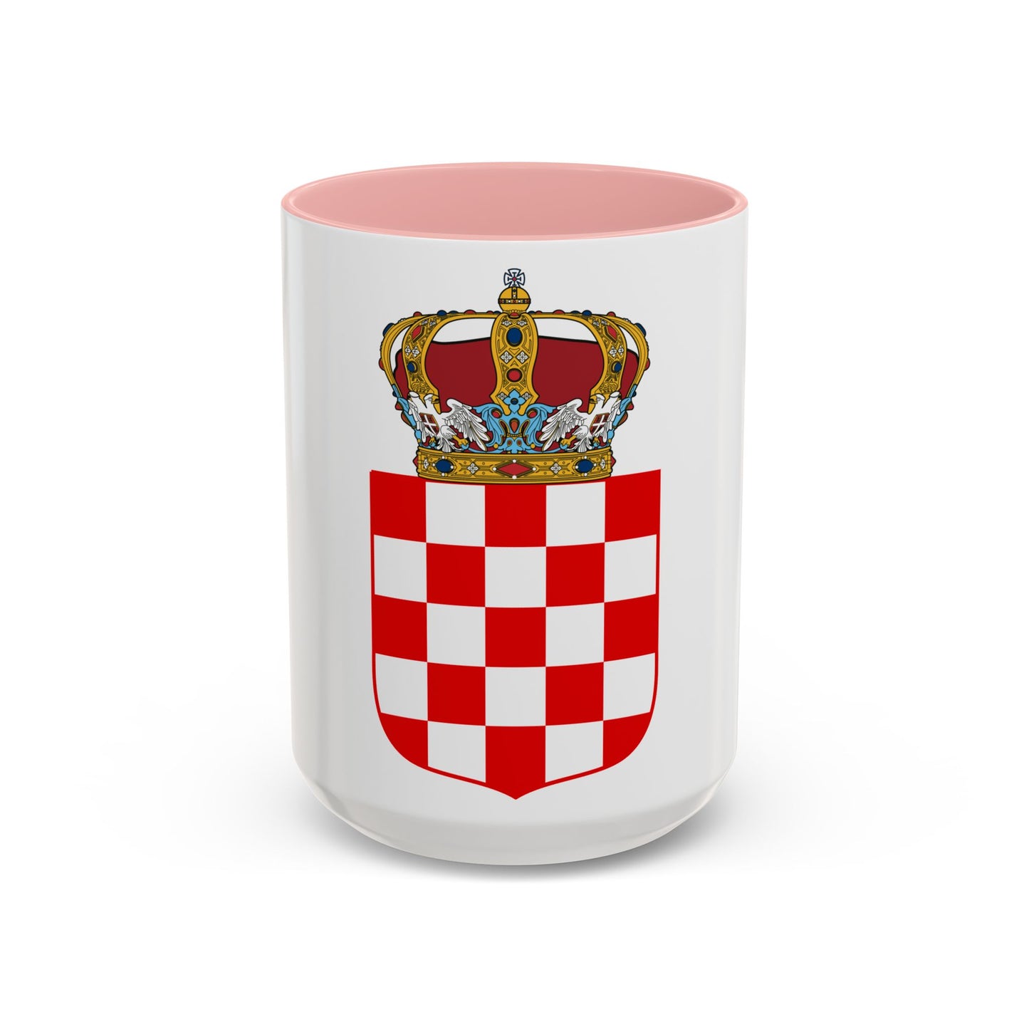 Coat of Arms of the Banate of Croatia - Accent Coffee Mug