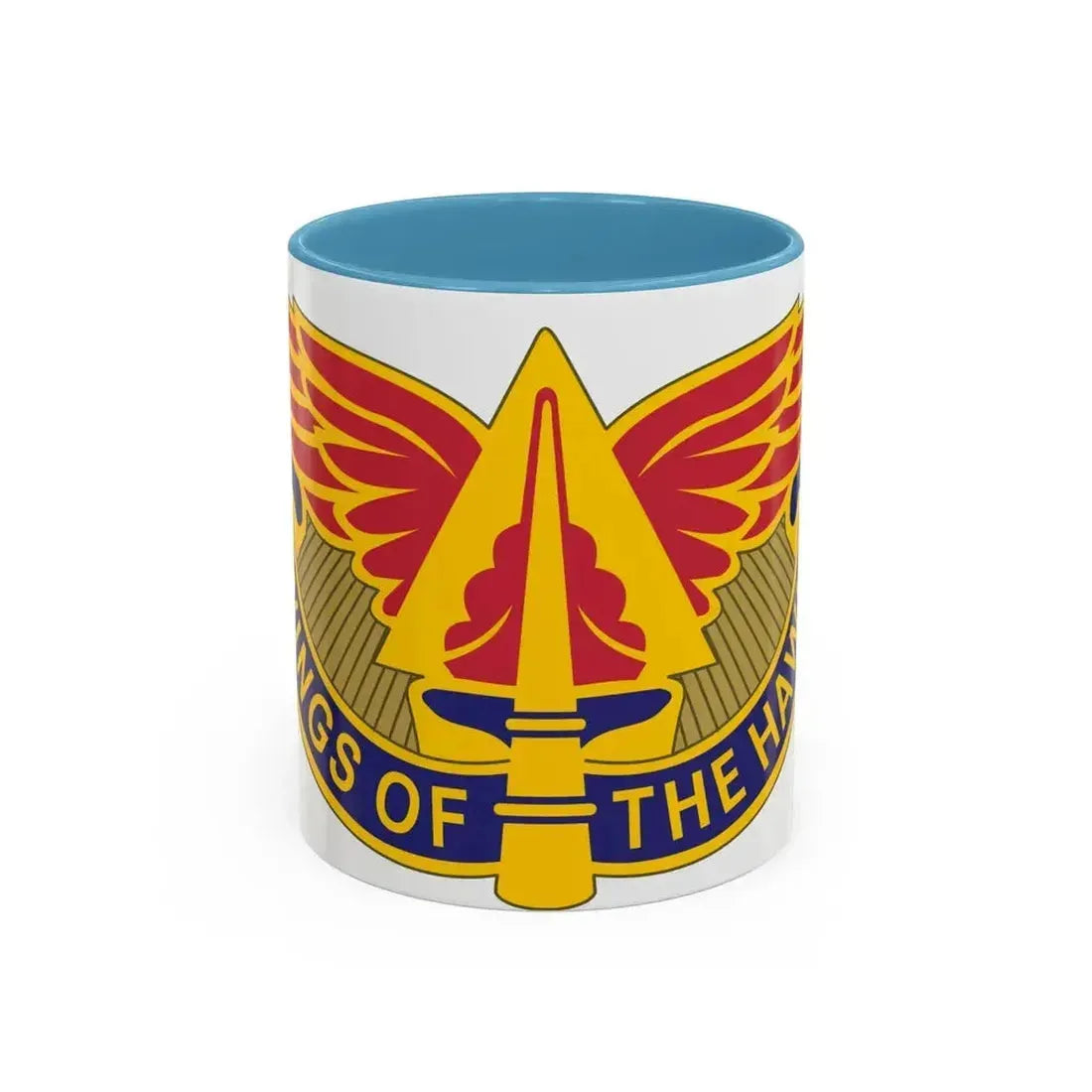 244 Aviation Brigade 2 (U.S. Army) Accent Coffee Mug 11oz Light Blue - Go Mug Yourself
