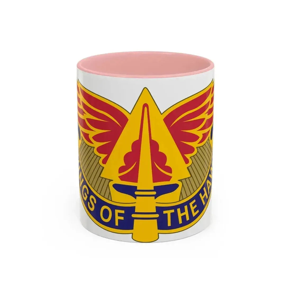 244 Aviation Brigade 2 (U.S. Army) Accent Coffee Mug 11oz Pink - Go Mug Yourself