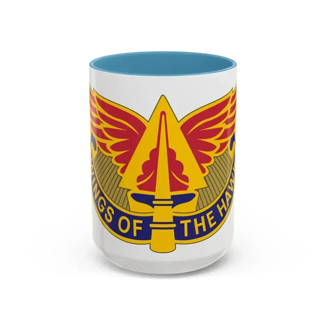 244 Aviation Brigade 2 (U.S. Army) Accent Coffee Mug 15oz Light Blue - Go Mug Yourself