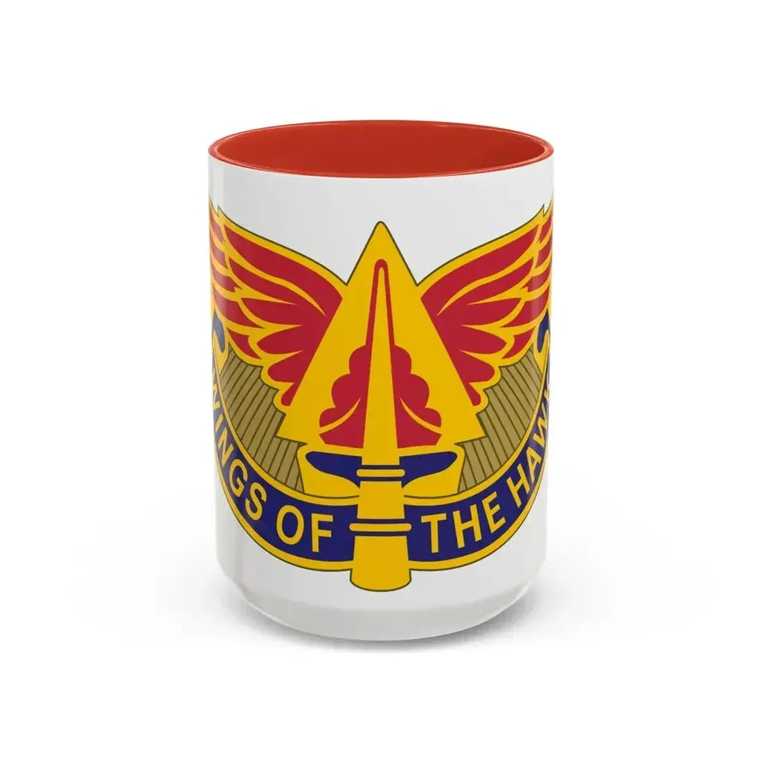 244 Aviation Brigade 2 (U.S. Army) Accent Coffee Mug 15oz Red - Go Mug Yourself
