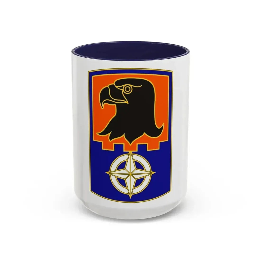 244 Aviation Brigade 3 (U.S. Army) Accent Coffee Mug 15oz Navy - Go Mug Yourself