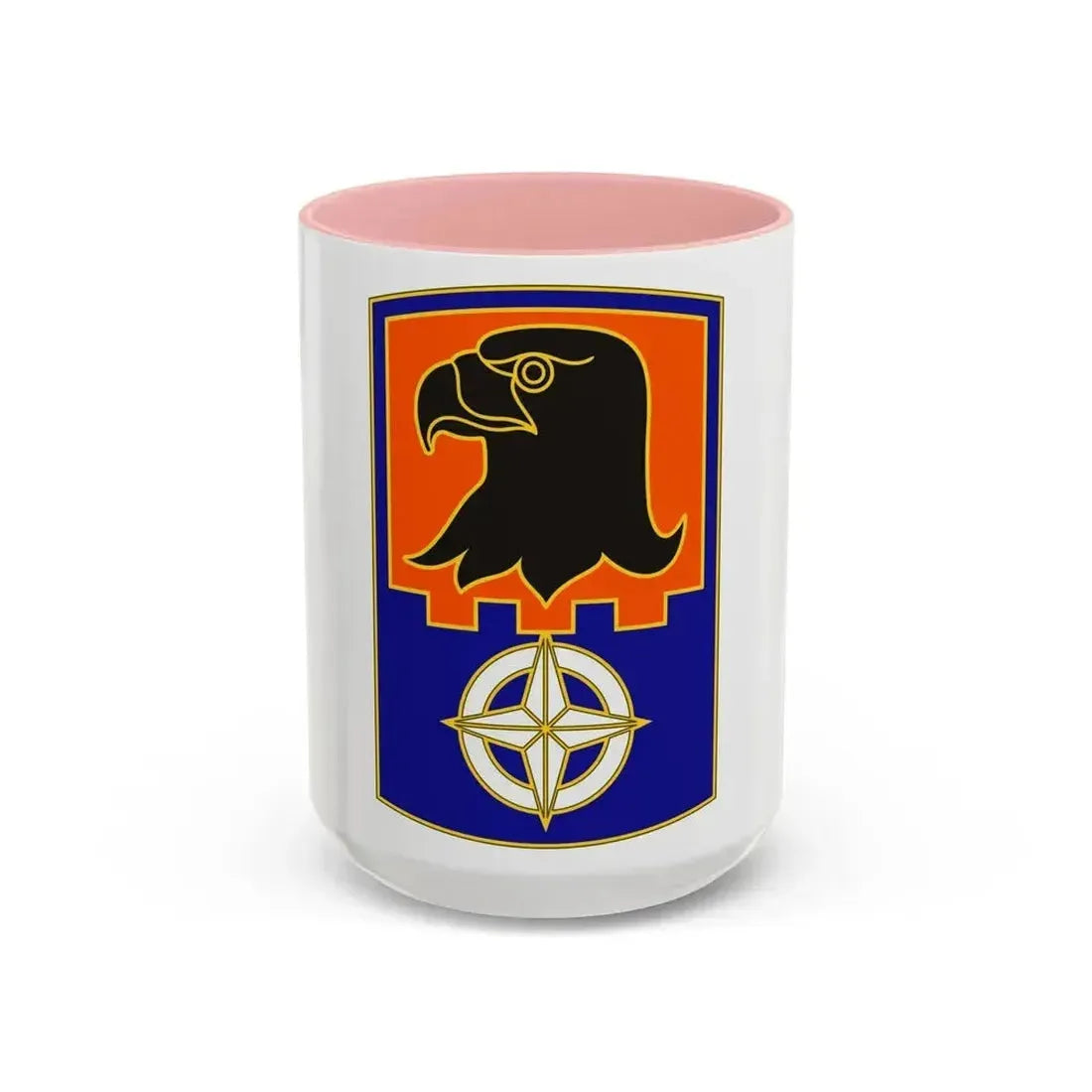 244 Aviation Brigade 3 (U.S. Army) Accent Coffee Mug 15oz Pink - Go Mug Yourself