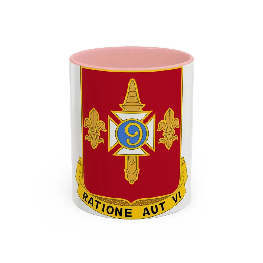 244th Air Defense Artillery Regiment (U.S. Army) Accent Coffee Mug 11oz Pink - Go Mug Yourself
