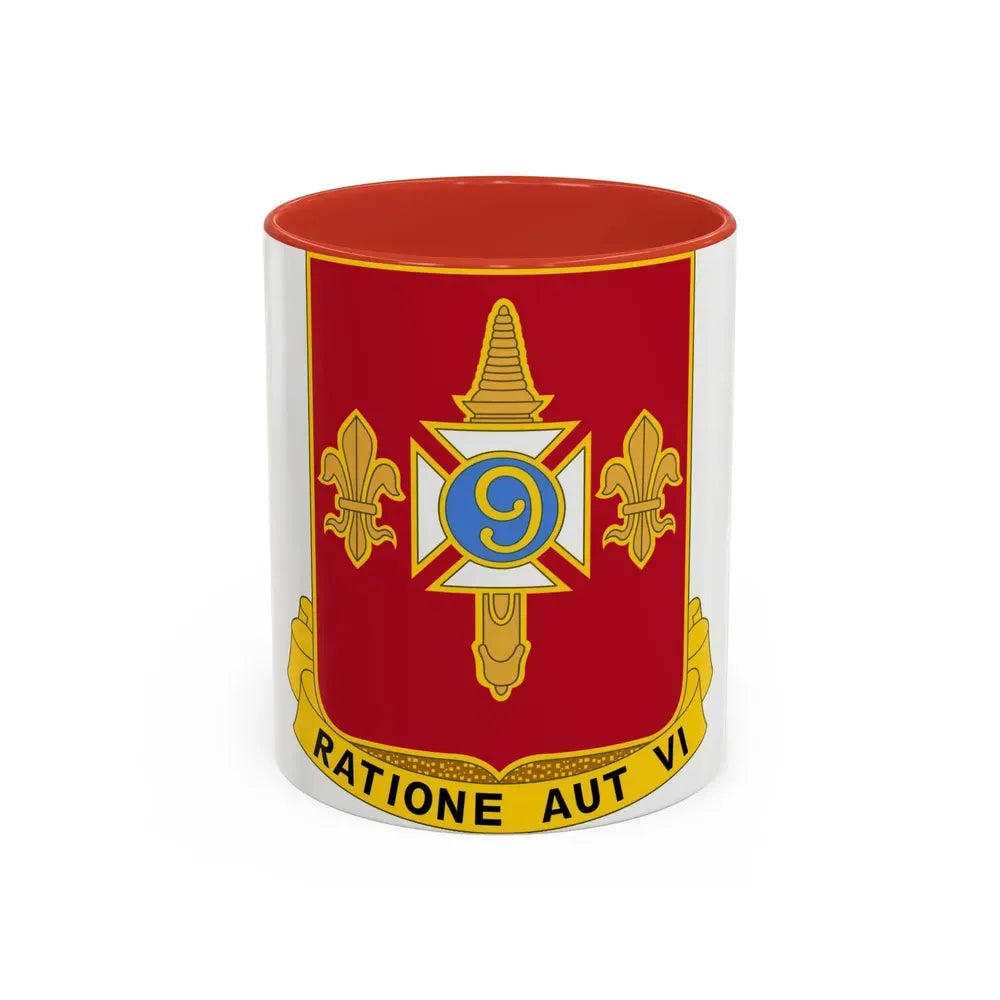 244th Air Defense Artillery Regiment (U.S. Army) Accent Coffee Mug 11oz Red - Go Mug Yourself