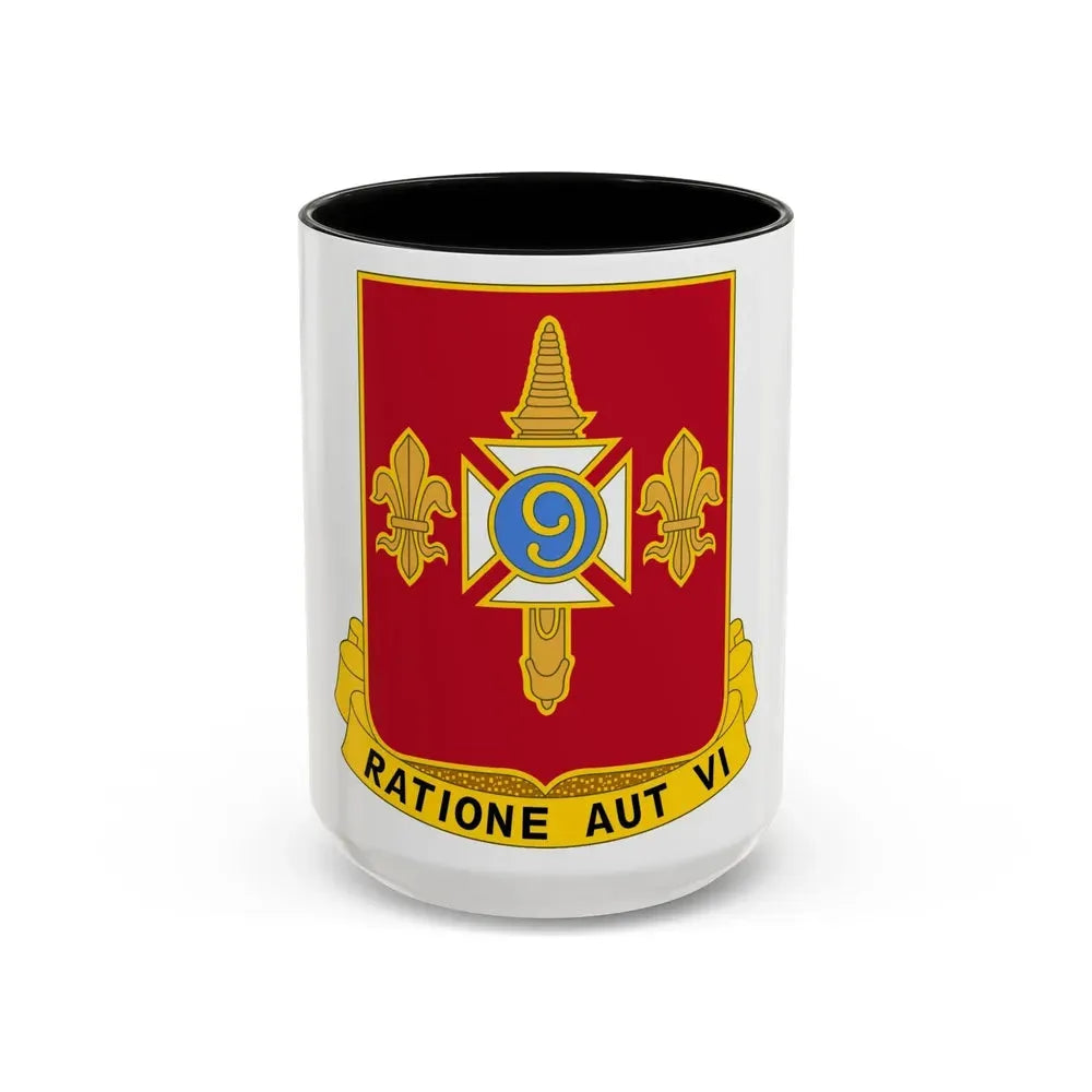244th Air Defense Artillery Regiment (U.S. Army) Accent Coffee Mug 15oz Black - Go Mug Yourself