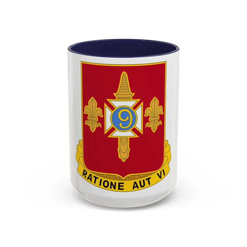 244th Air Defense Artillery Regiment (U.S. Army) Accent Coffee Mug 15oz Navy - Go Mug Yourself
