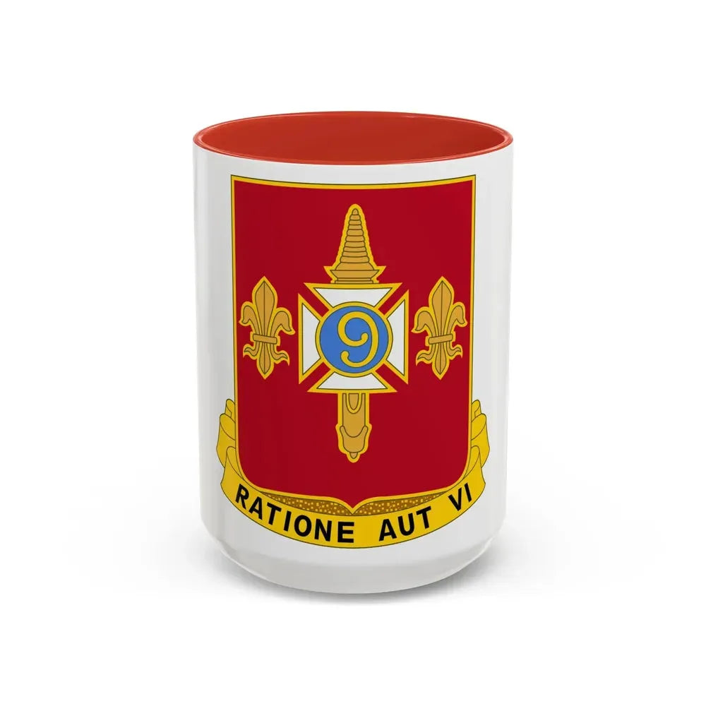 244th Air Defense Artillery Regiment (U.S. Army) Accent Coffee Mug 15oz Red - Go Mug Yourself