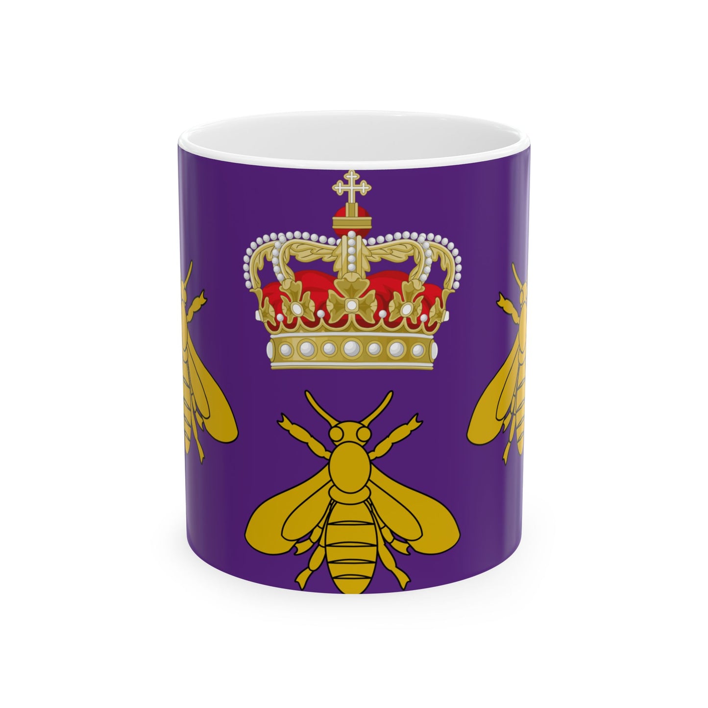 Banner of Arms of the Empire of the Sahara (Algeria) White Coffee Mug