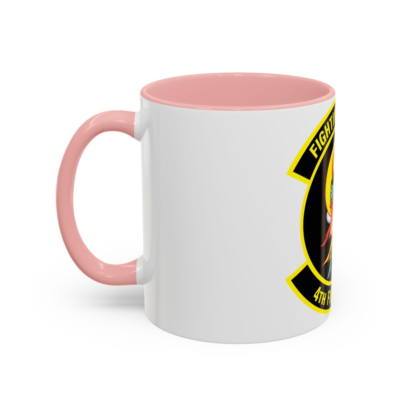 4th Fighter SQ Fightin' Fuujins (U.S. Air Force) Accent Coffee Mug