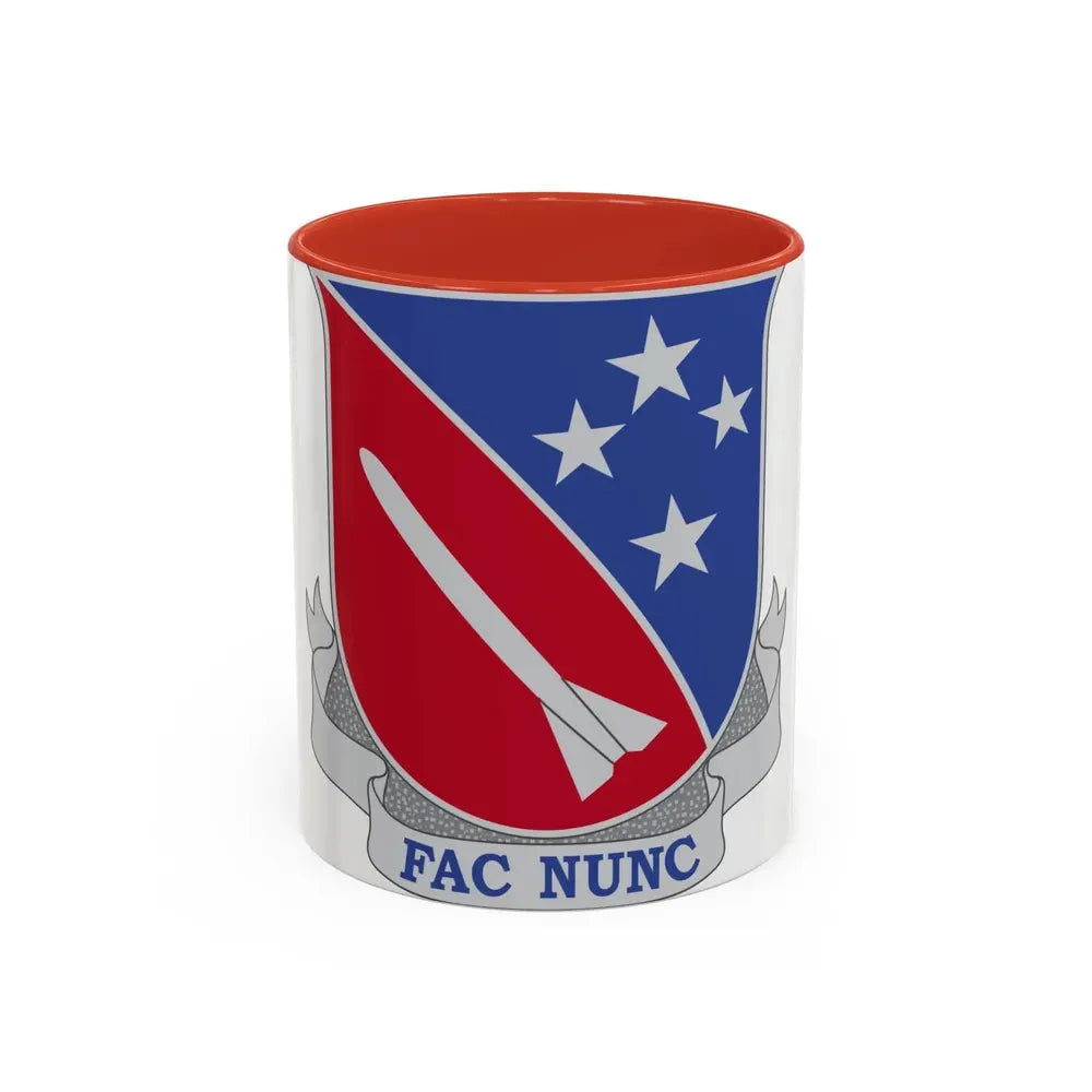 247 Field Artillery Missile Battalion (U.S. Army) Accent Coffee Mug 11oz Red - Go Mug Yourself