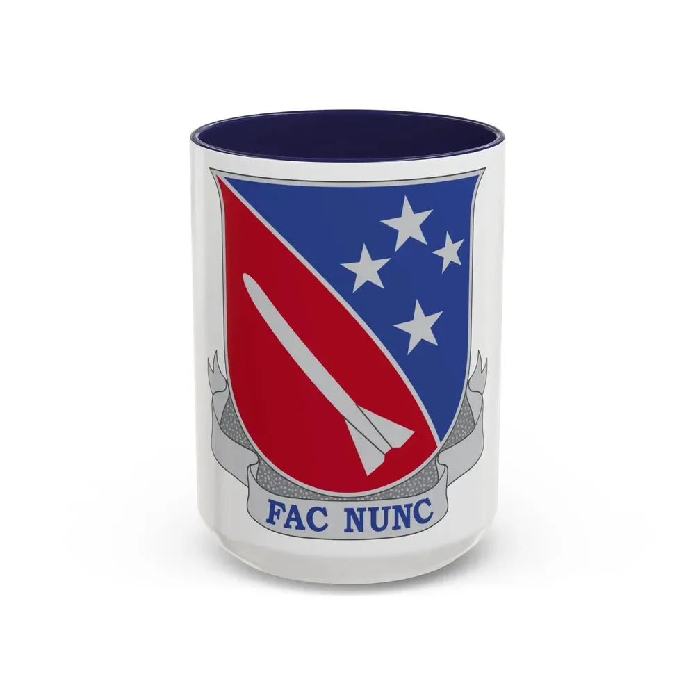247 Field Artillery Missile Battalion (U.S. Army) Accent Coffee Mug 15oz Navy - Go Mug Yourself