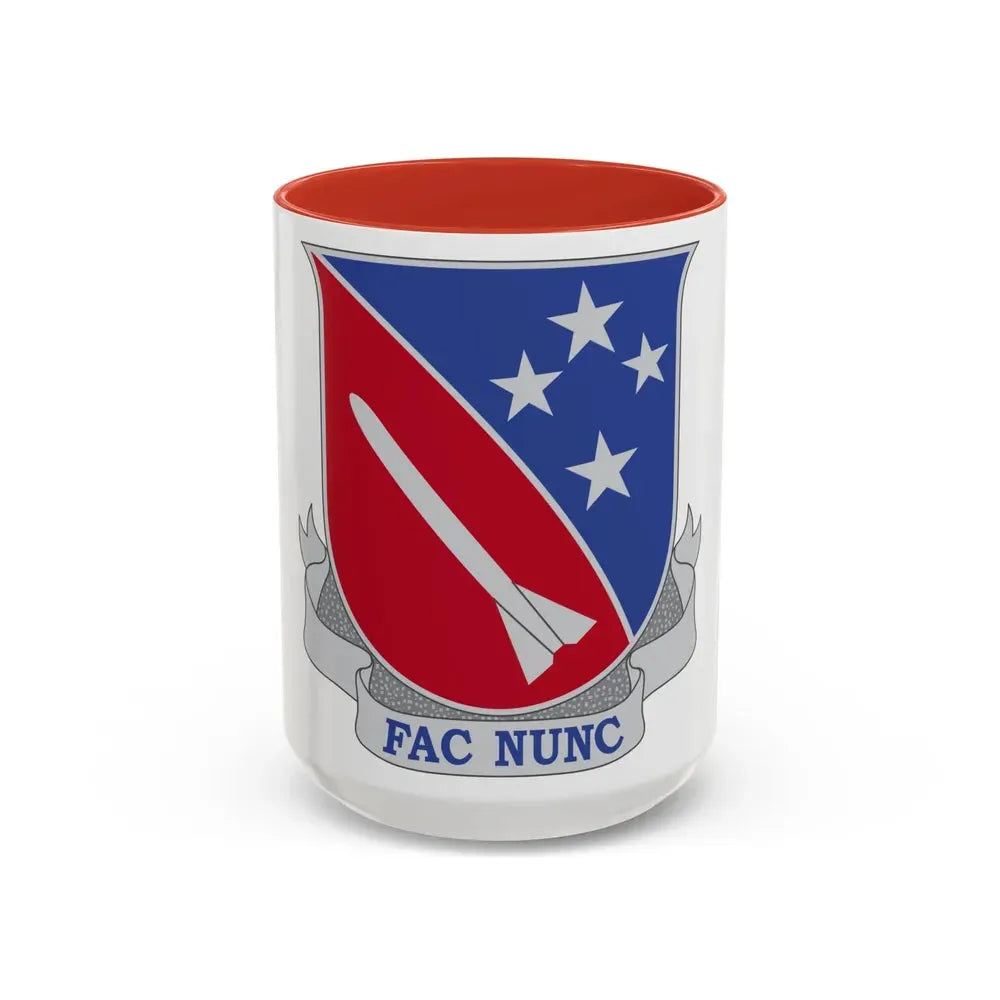 247 Field Artillery Missile Battalion (U.S. Army) Accent Coffee Mug 15oz Red - Go Mug Yourself