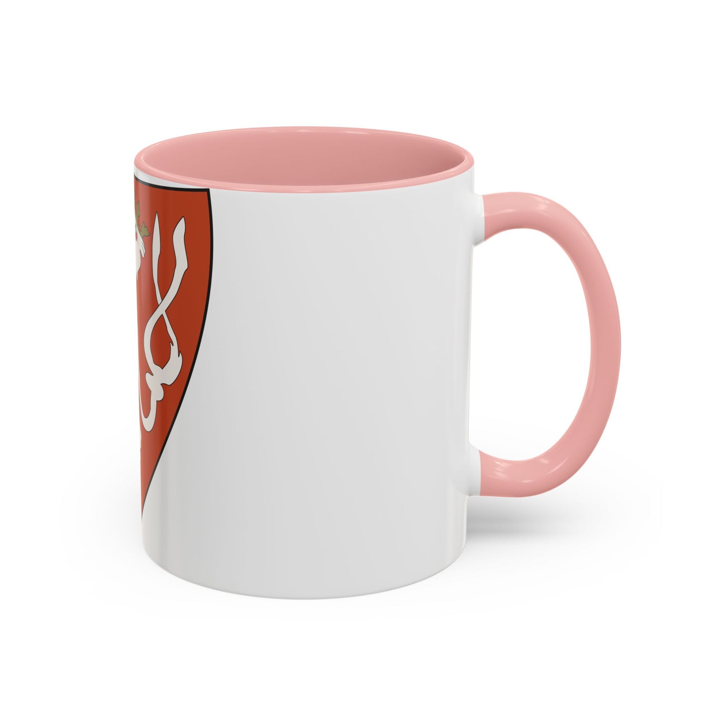 Lesser coat of arms of the Kingdom of Bohemia (Wenceslaus II of Bohemia) - Accent Coffee Mug