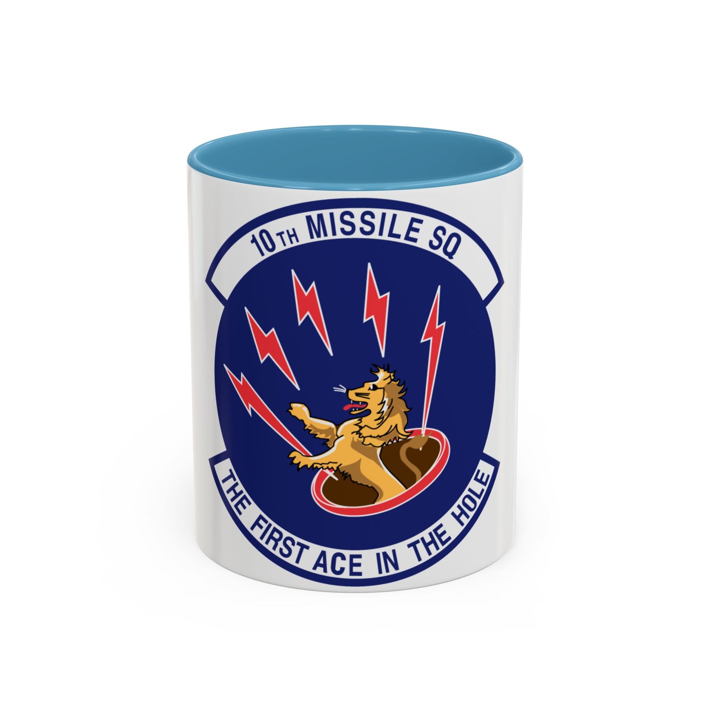 10th Missile SQ The First In The Hole (U.S. Air Force) Accent Coffee Mug
