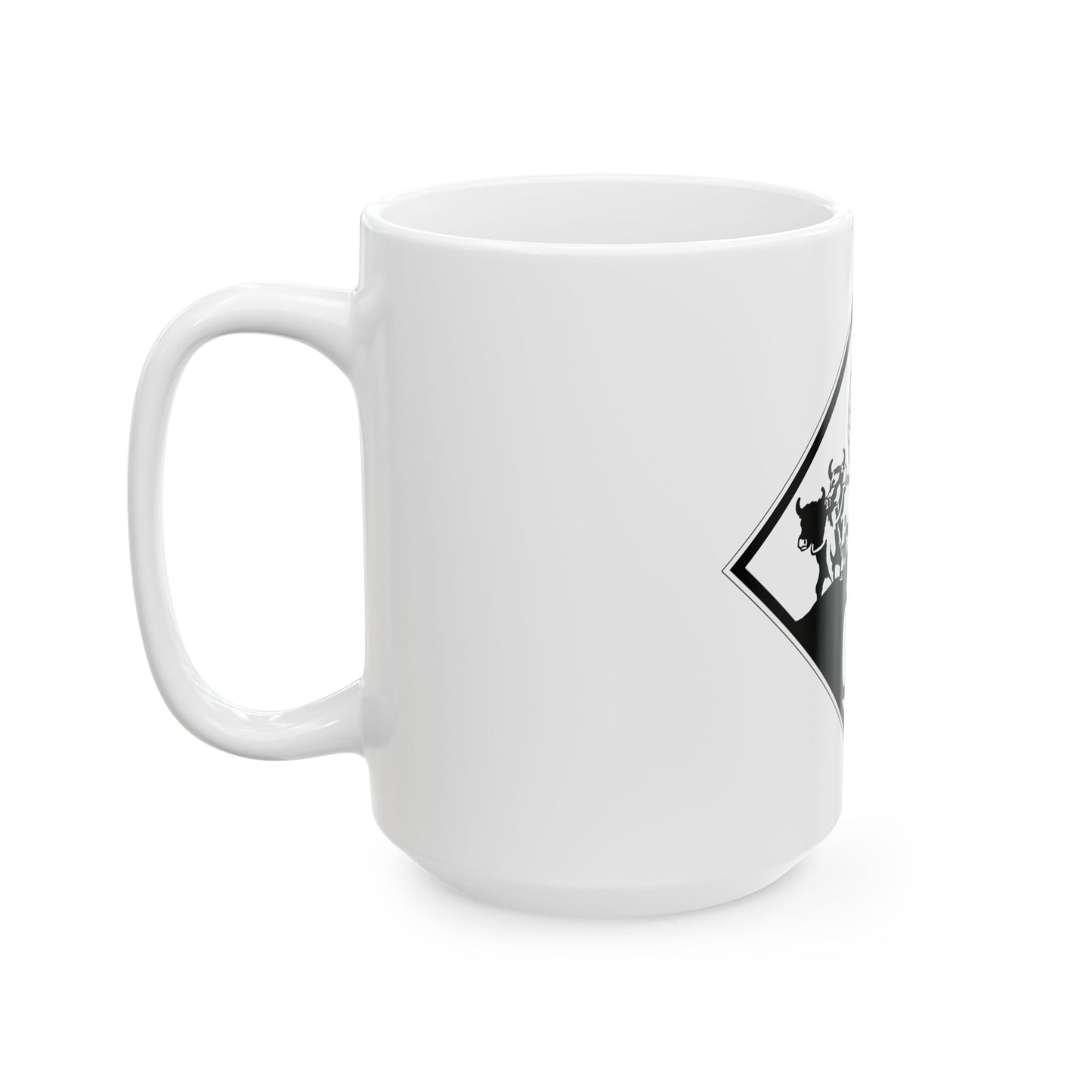 N-00 1926 template (Nebraska) (Road Sign) White Coffee Mug